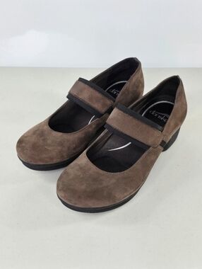 Dansko Brown Suede Mary Jane Comfort Shoes EU 39 US 8.5-9